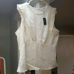 Ruffled sleeve express shirt